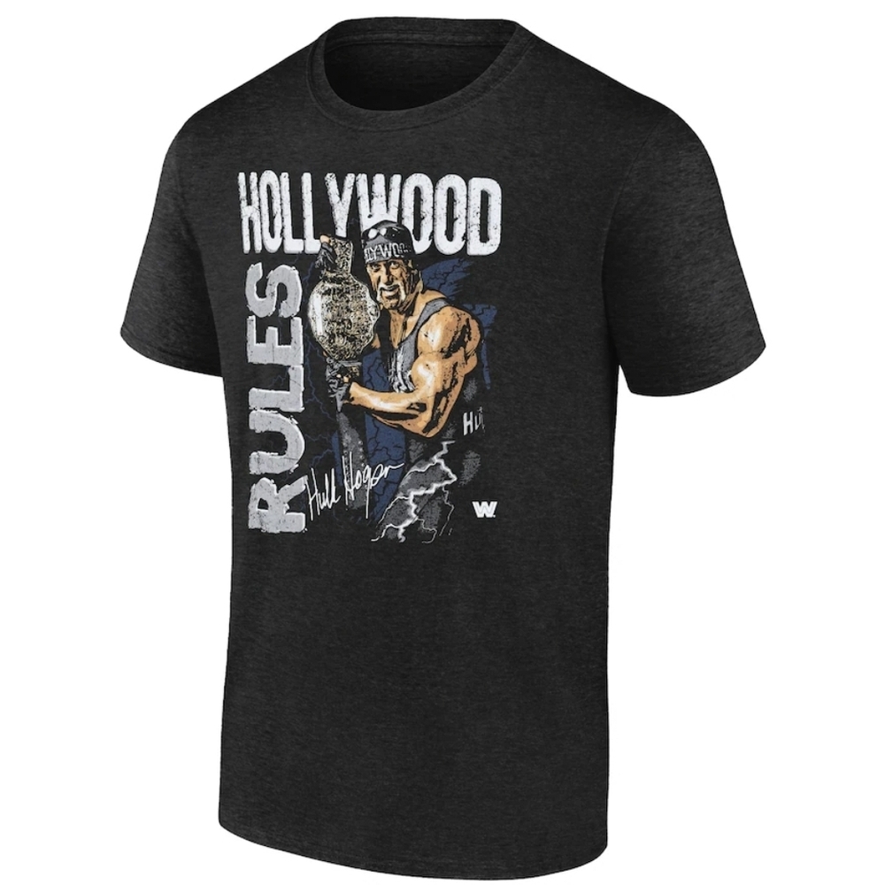 WWE Black Hollywood Rules Graphic Tee